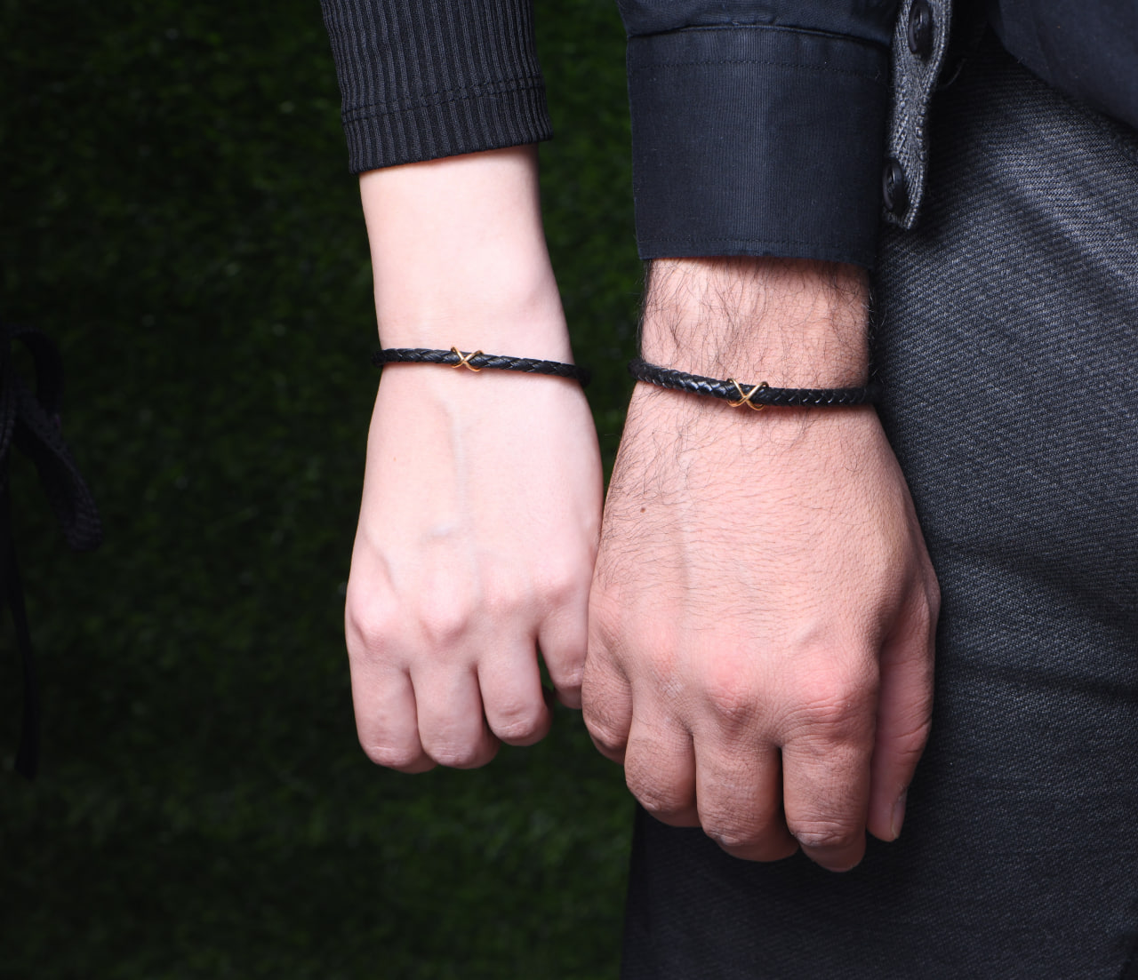 دستبند مردانه طلا طرح بی نهایت