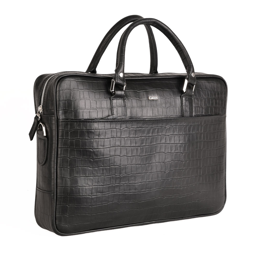 کیف اداری چرم مشکی