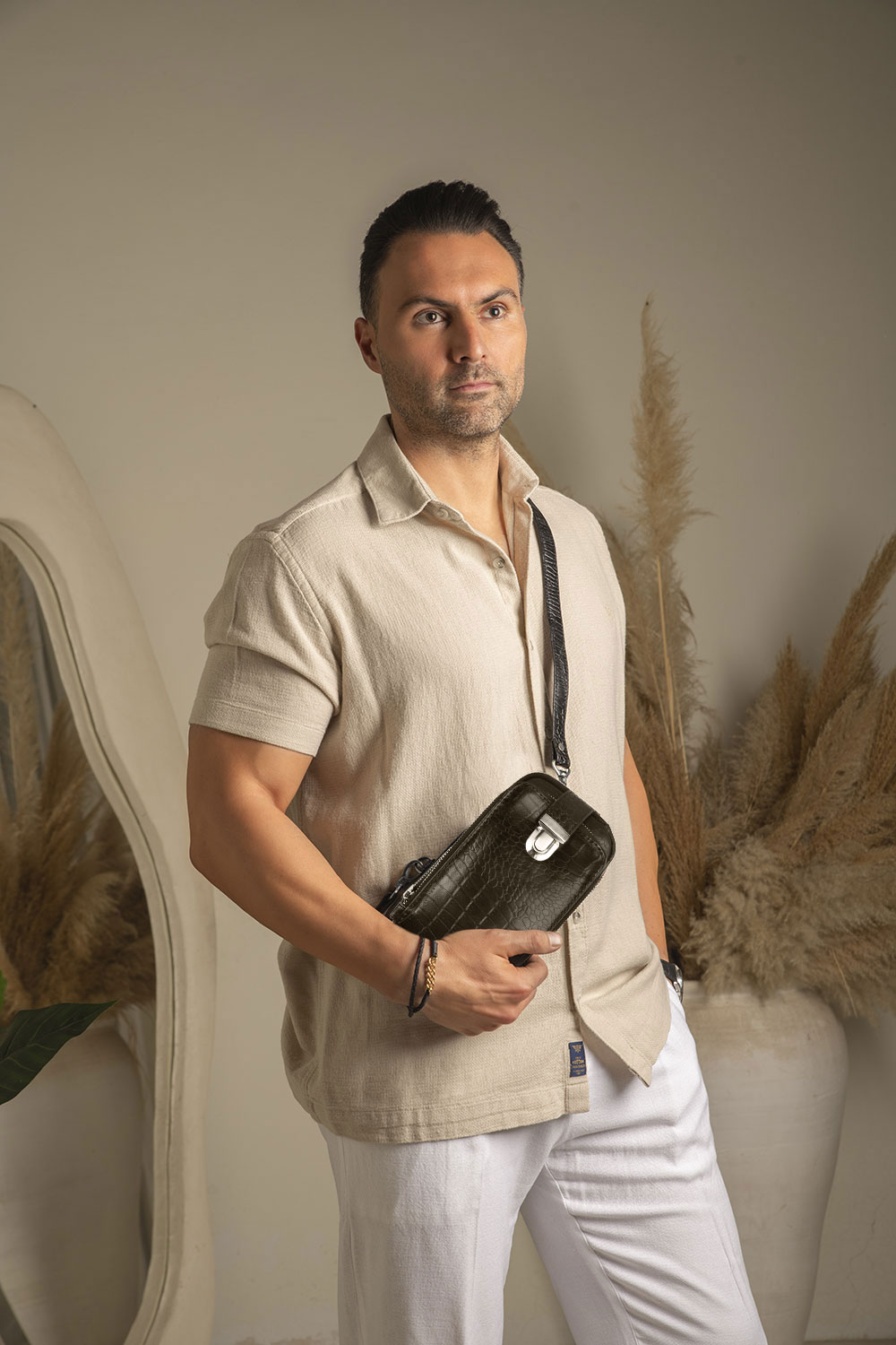 کیف کراس بادی مردانه طرح آگرین