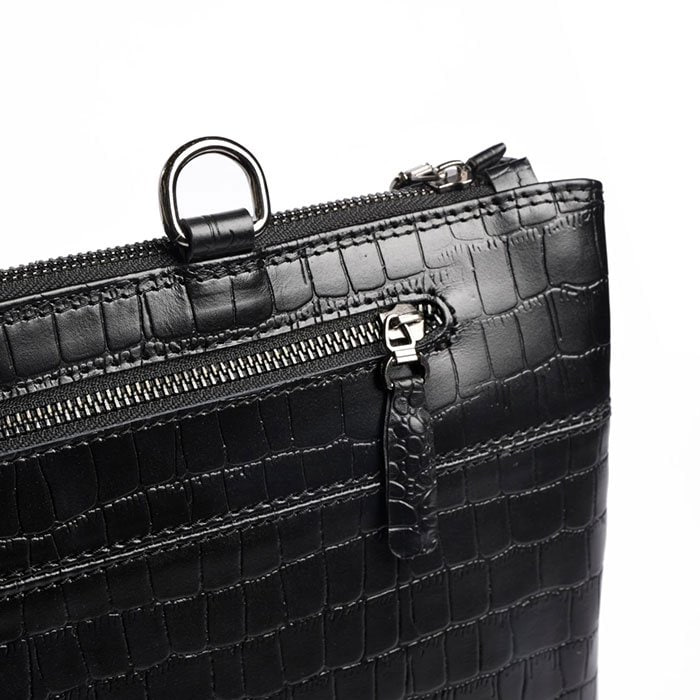 کیف کلاسوری دوشی چرم 