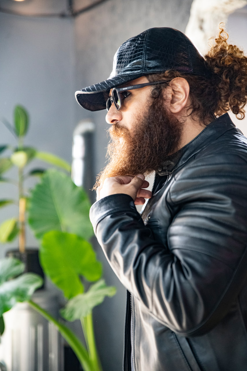 کلاه چرم مردانه