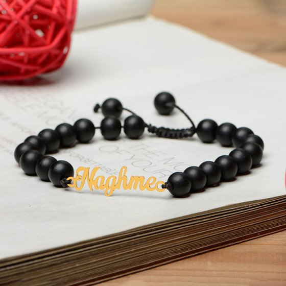 دستبند اونیکس با اسم نغمه