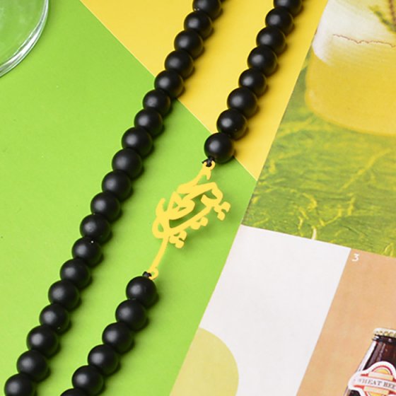 گردنبند اونیکس با طلا اسم پریچهر