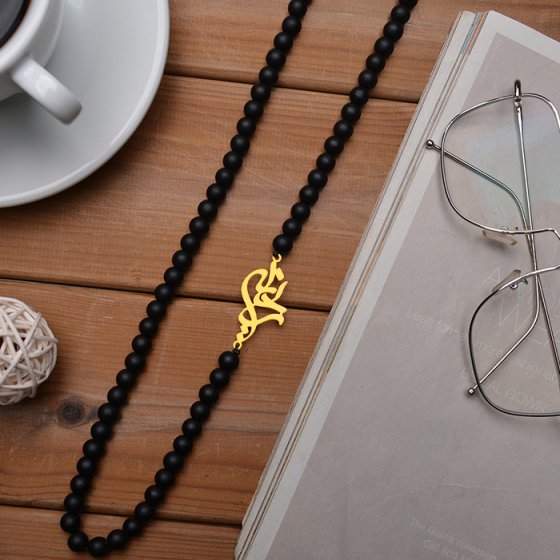 گردنبند با پلاک طلا اسم ریحانه