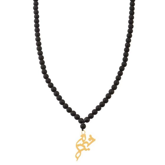 گردنبند طلا سنگ اسم شیرین