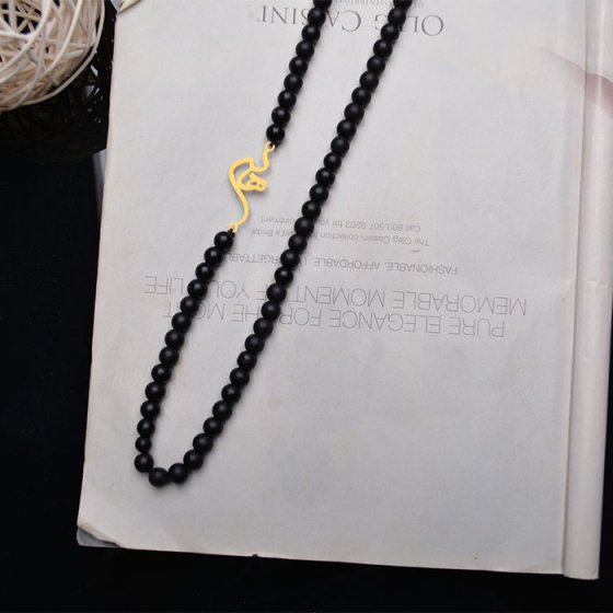 گردنبند با پلاک طلا اسم هاله