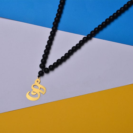 گردنبند با پلاک طلا هو