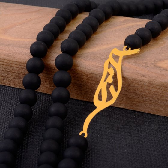 گردنبند با پلاک طلا اسم آرتا