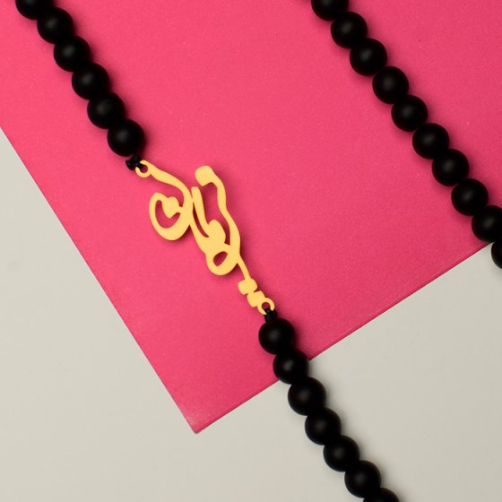 گردنبند با پلاک طلا اسم نریمان