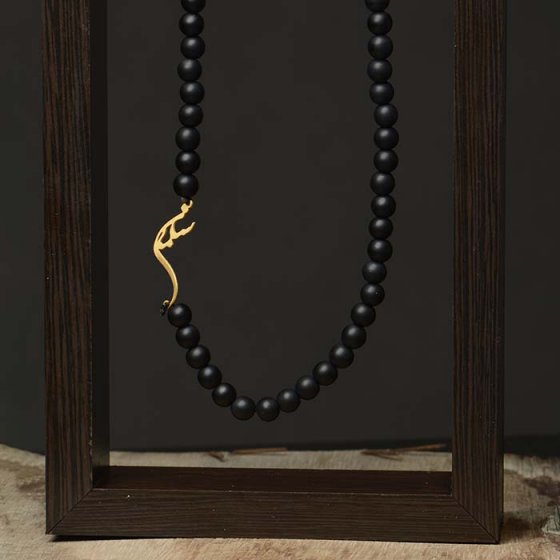 گردنبند با پلاک طلا اسم سلمان