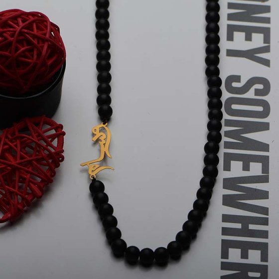 گردنبند با پلاک طلا اسم وسام