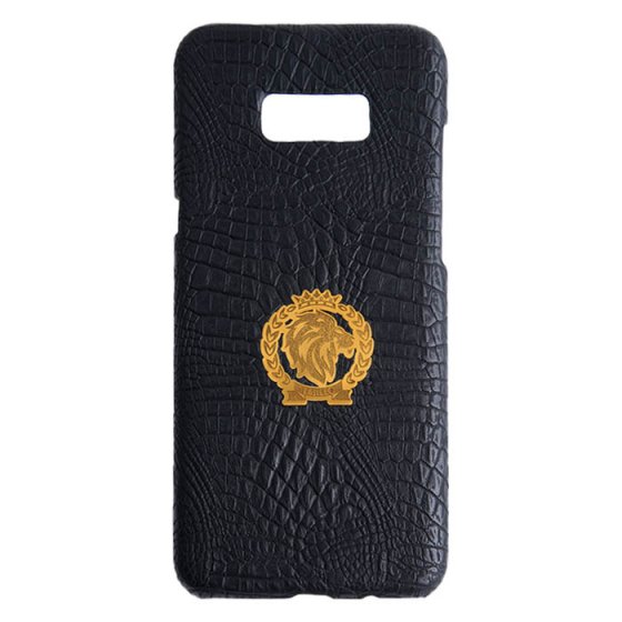 قاب موبایل چرم با پلاک طرح شیر چرم