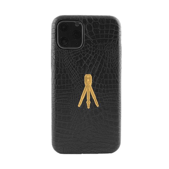 قاب موبایل چرم با لوگو دوربین