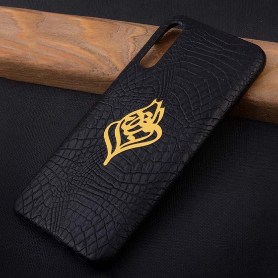 قاب موبایل چرم با اسم ابولفضل