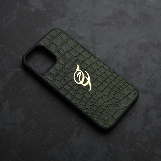 قاب موبایل طلا چرم اسم سحر