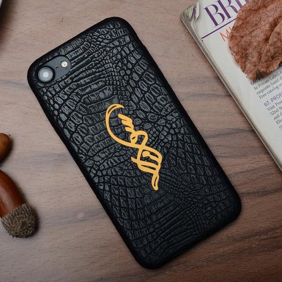 قاب موبایل چرم طلا مصنوعی سوگند