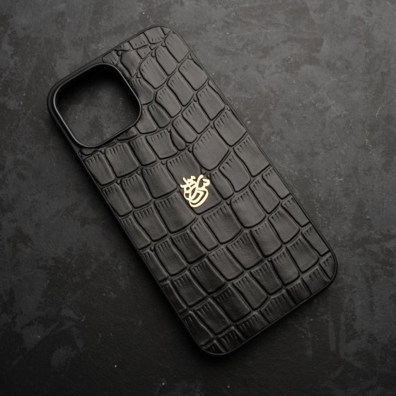 قاب موبایل طلا چرم اسم ستاره