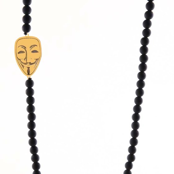 گردنبند با پلاک طلا طرح دالی