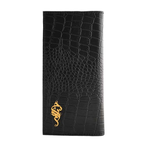 کیف کتی طلا چرم اسم حسام