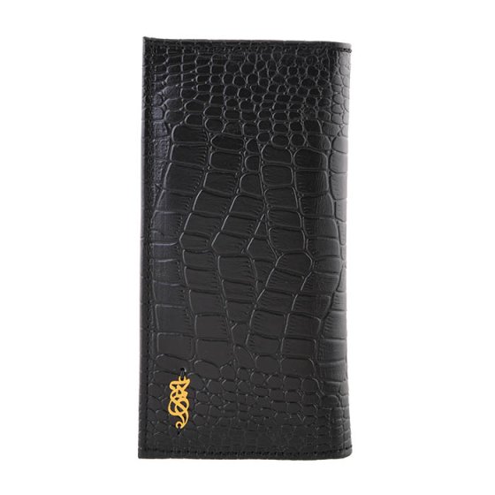 کیف کتی چرم با پلاک طلا اسم حیراد