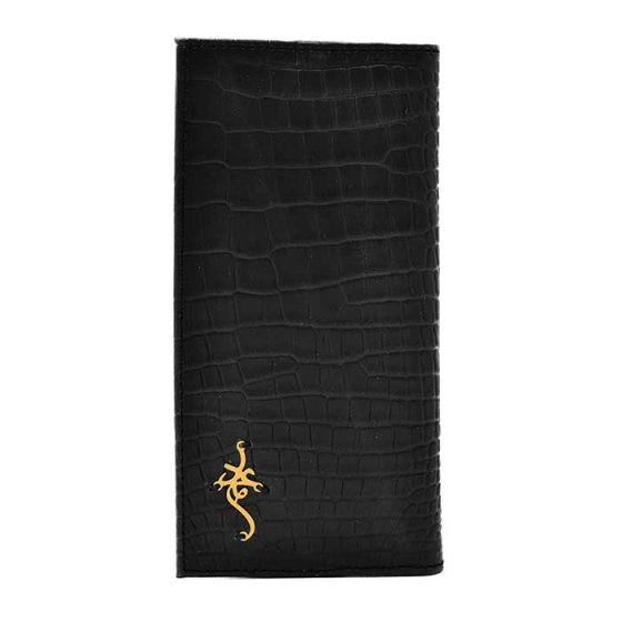 کیف کتی طلا چرم اسم عماد