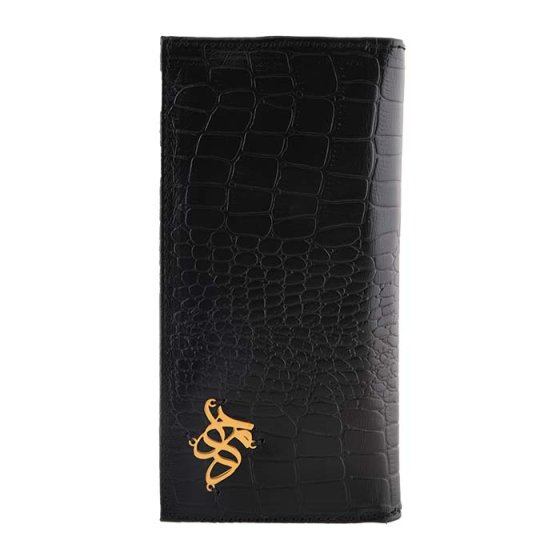 کیف کتی چرم طلا اسم حامد