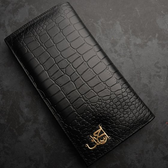 کیف کتی طلا چرم اسم احسان