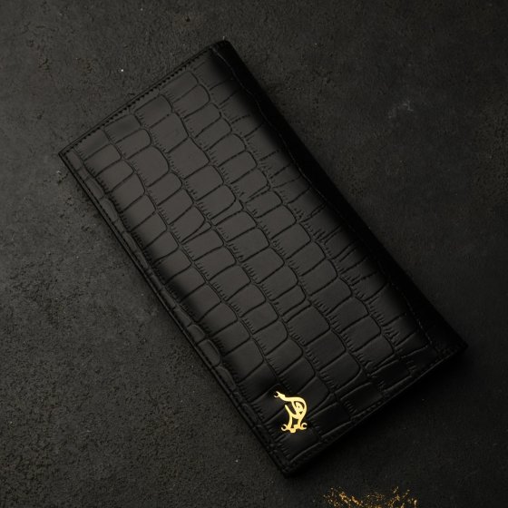 کیف کتی طلا چرم اسم امید