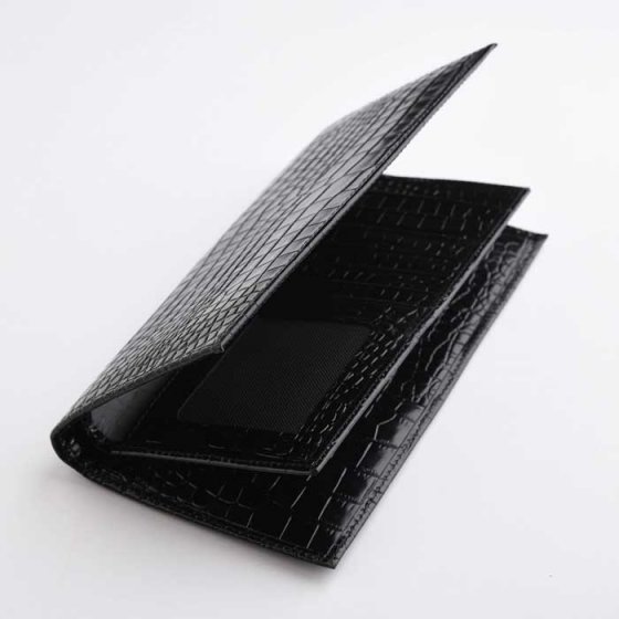 کیف پول کتی طلا چرم اسم سمانه