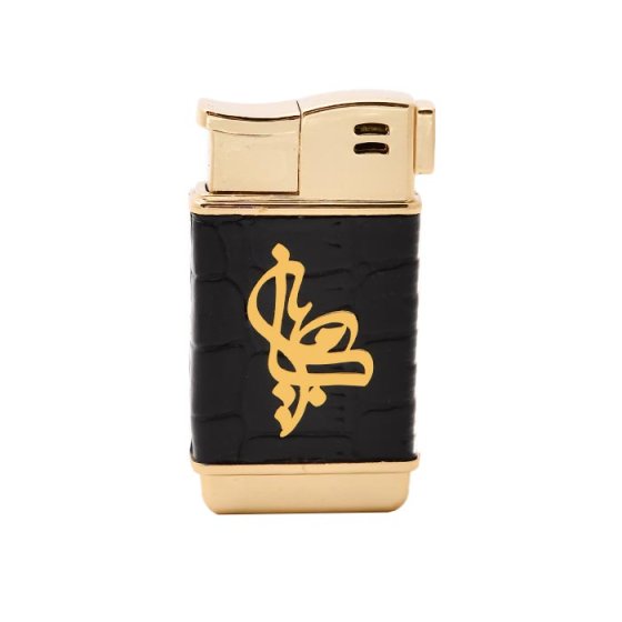 فندک چرم و طلا اسم کامبیز