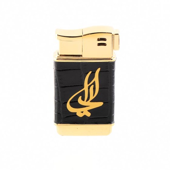 فندک چرم و طلا اسم لیلی