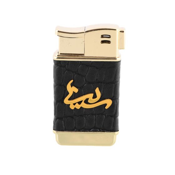 فندک طلا چرم اسم سینا