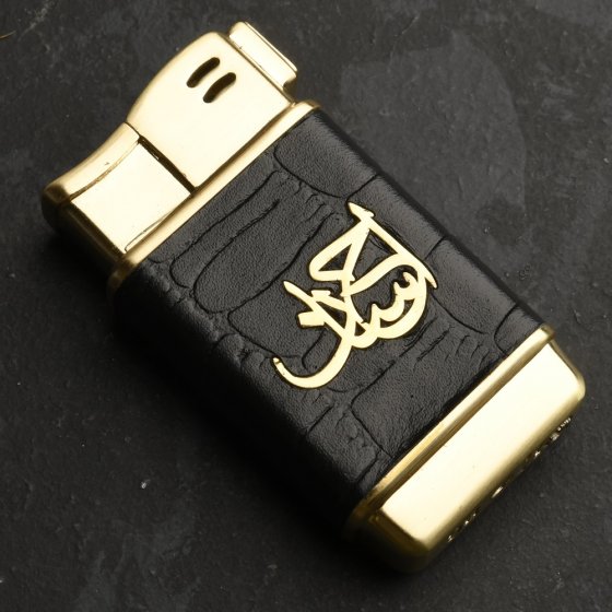 فندک طلا چرم اسم احسان