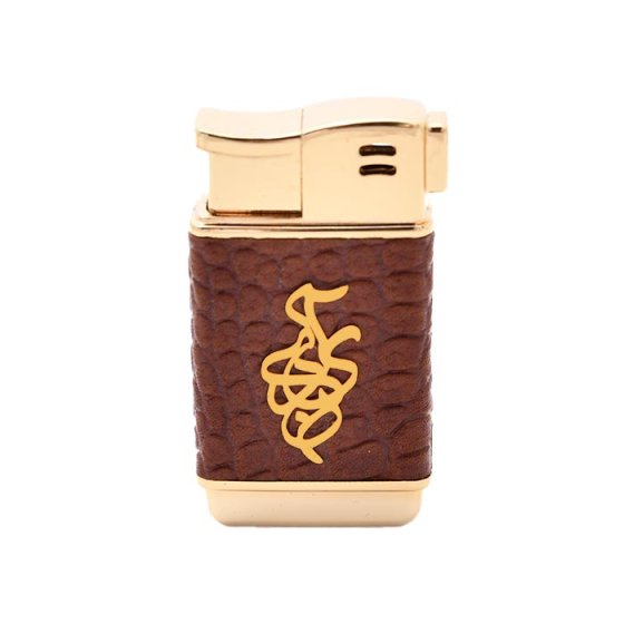 فندک طلا چرم اسم آیدین