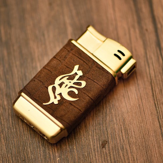 فندک چرم و طلا طلا علیرضا