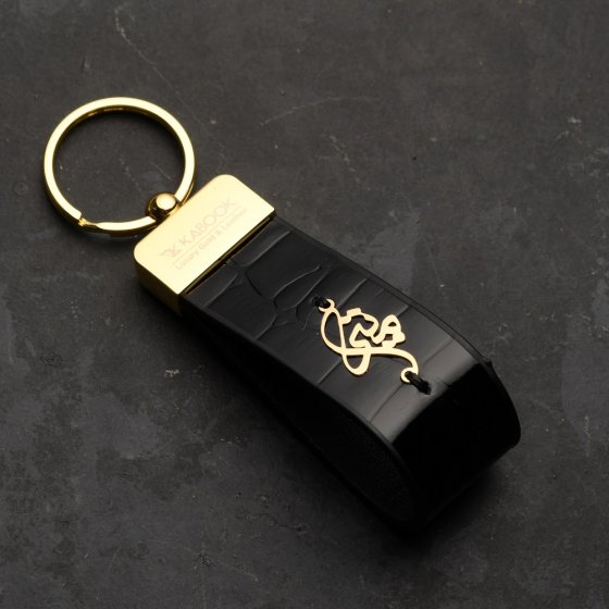 جاکلیدی طلا چرم اسم میترا