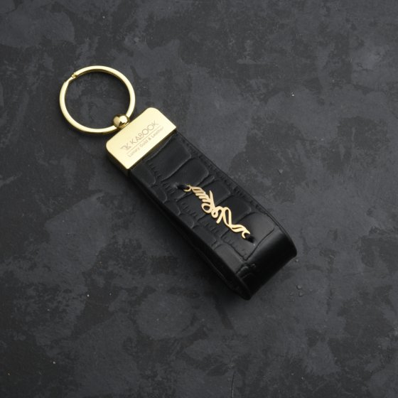 جاکلیدی طلا چرم با اسم مسعود