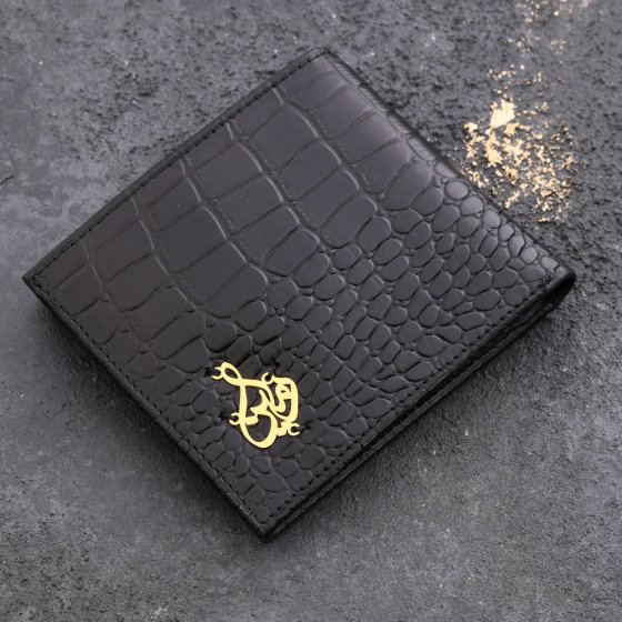 کیف جیبی طلا چرم اسم آرمین