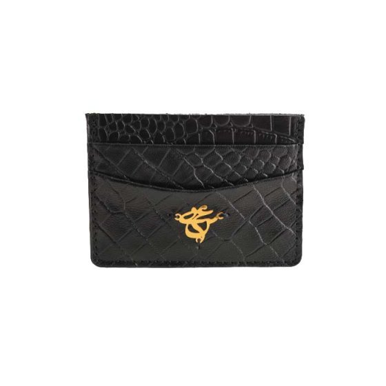 کیف کارت طلا چرم اسم سعید