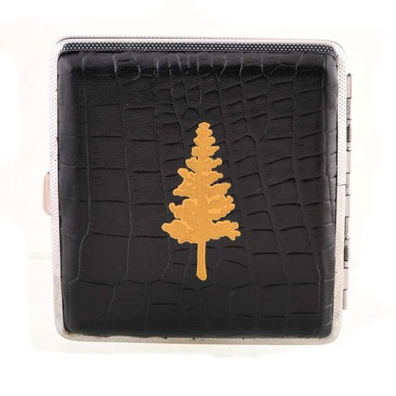 جعبه سیگار طرح درخت کاج