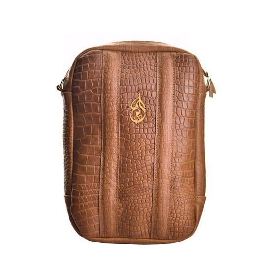 کیف کراس بادی چرم با پلاک ایمان