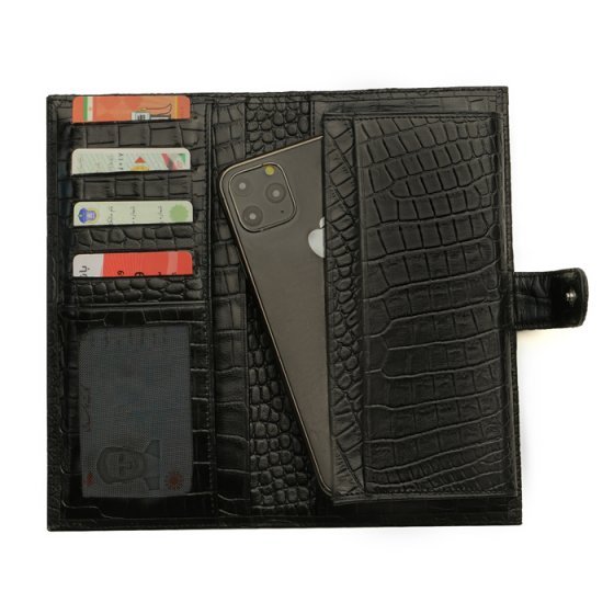 کیف موبایل چرم با پلاک روباه