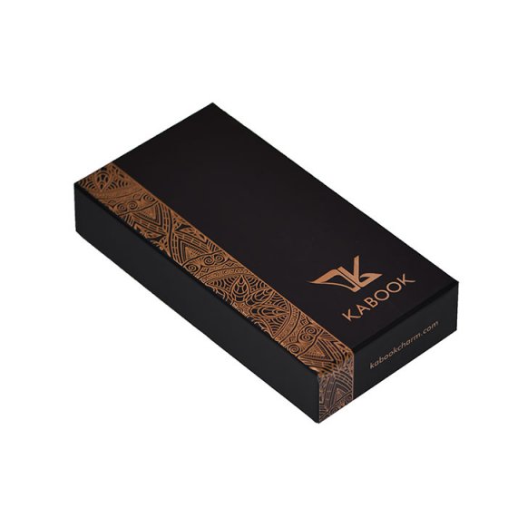 کیف کارت چرم با پلاک طلا اسم گابریله