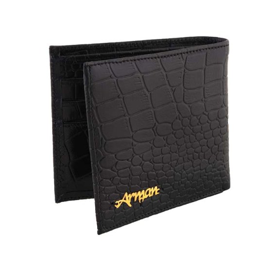 کیف جیبی طلا چرم اسم آرمان