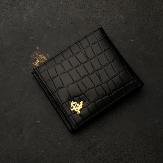 کیف جیبی طلا چرم اسم سجاد