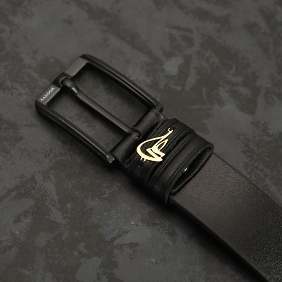 کمربند چرم با پلاک اسم علی