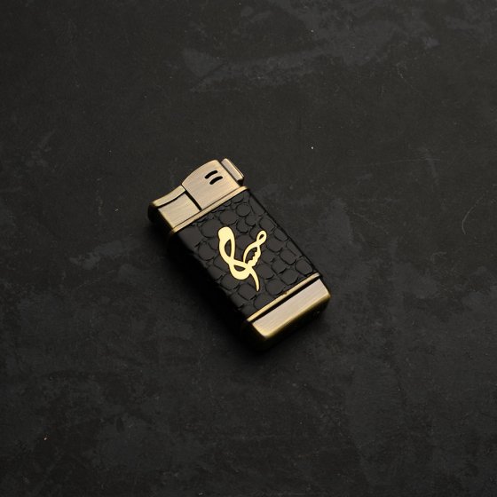 فندک چرم طلا اسم حسام