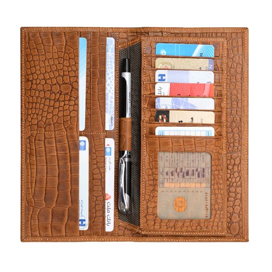 کیف کتی طلا چرم اسم مسعود