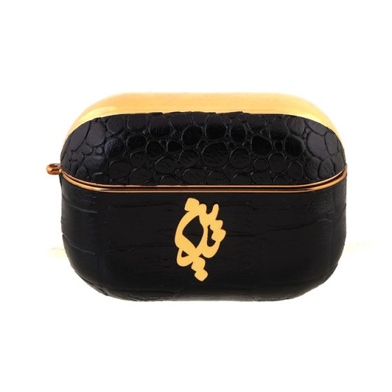 قاب ایرپاد پرو چرم با پلاک اسم نازنین