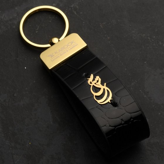 جاکلیدی طلا چرم اسم آرش